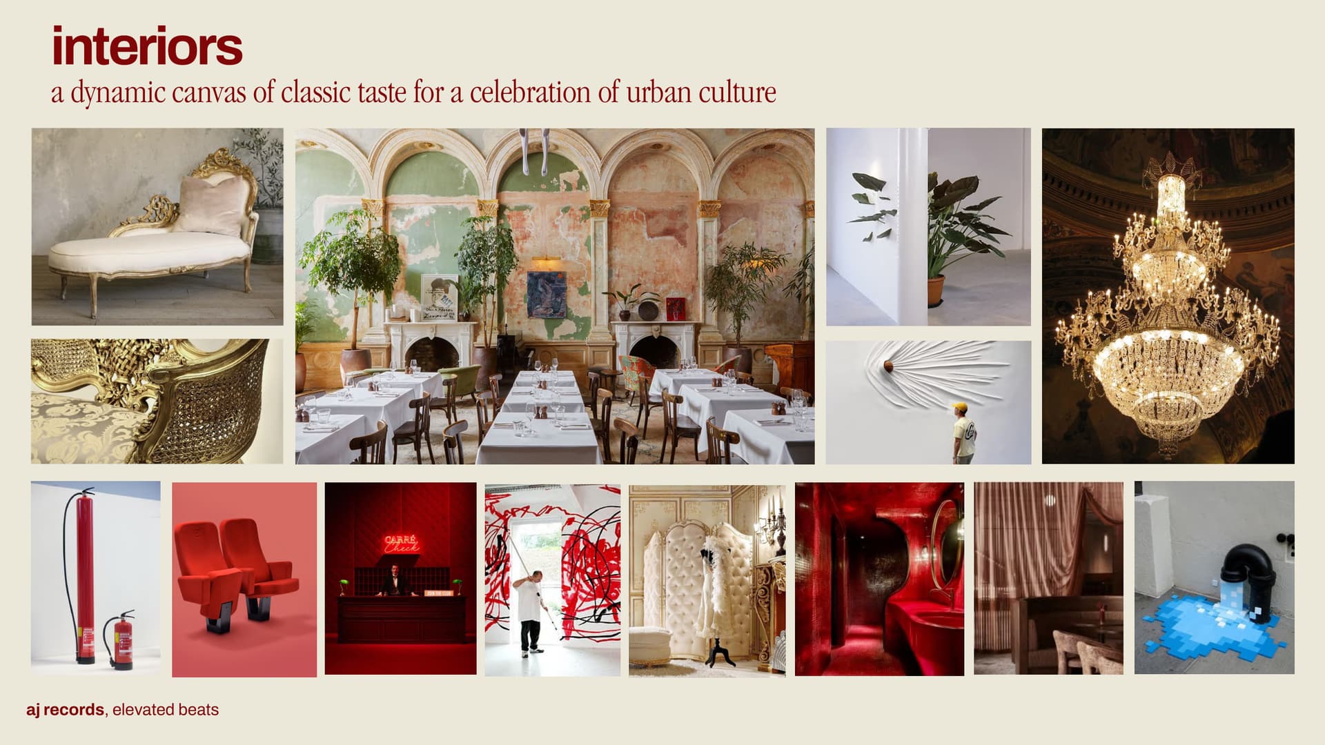 Interiors — a dynamic canvas of classic taste